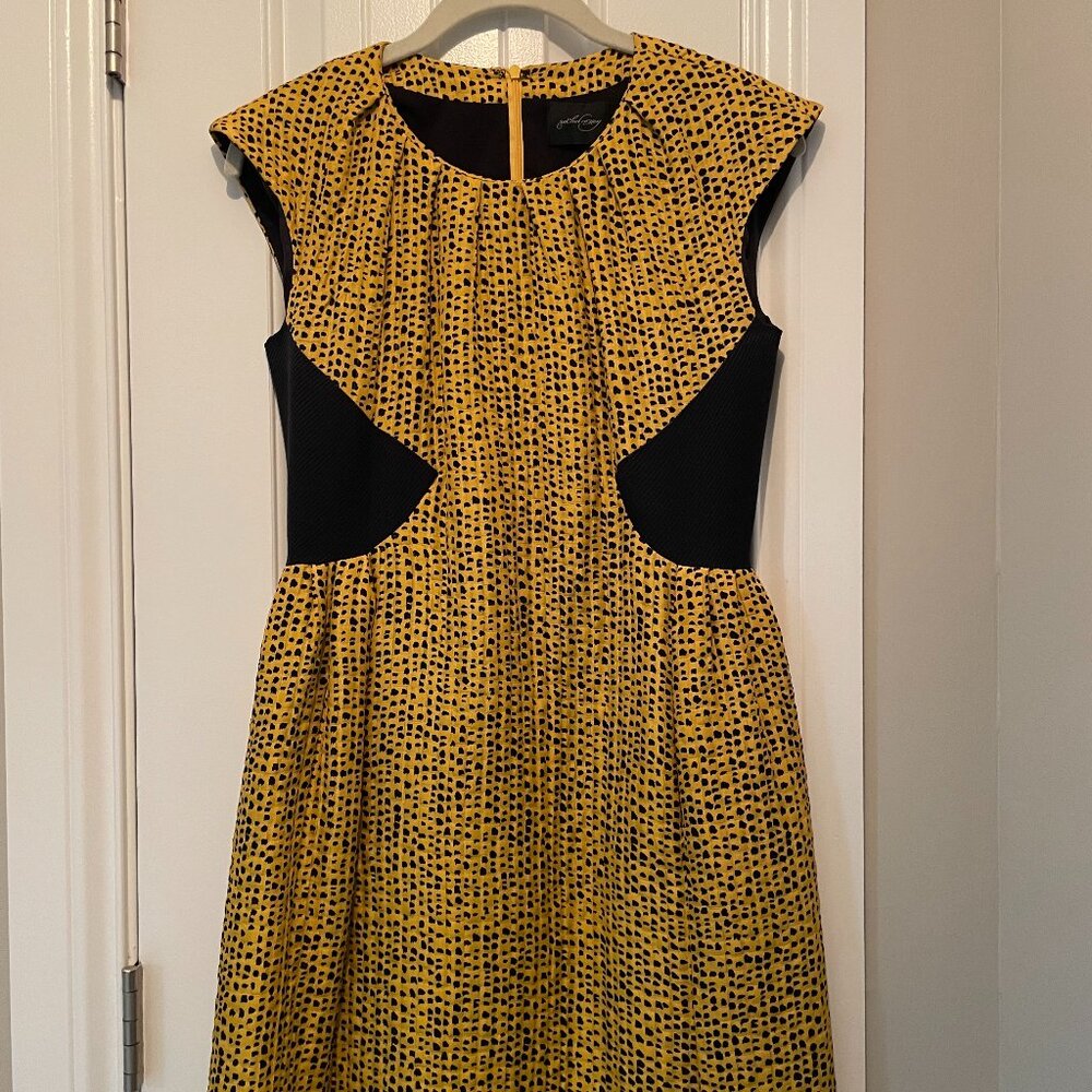 Rachel Comey A-Line Printed Silk/Wool Dress XS